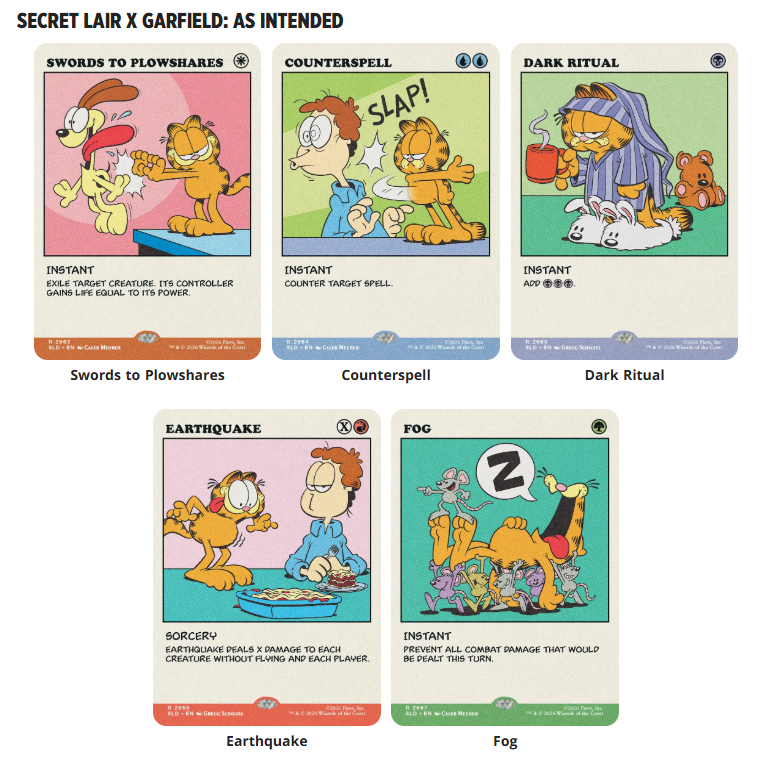 PRE-ORDEN: Secret Lair x Garfield: As Intended